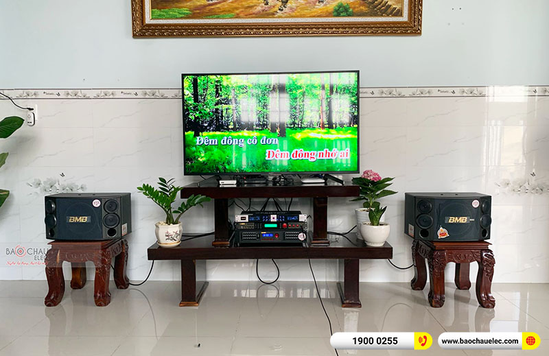 Dàn karaoke của gia đình anh Quân