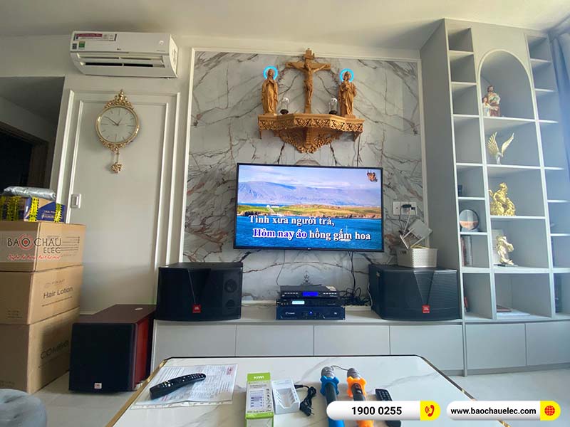 Dàn karaoke của gia đình anh Thiệp