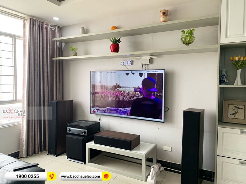 Lắp đặt dàn âm thanh 5.1 xem phim, nghe nhạc Klipsch cho anh Tân tại TP HCM