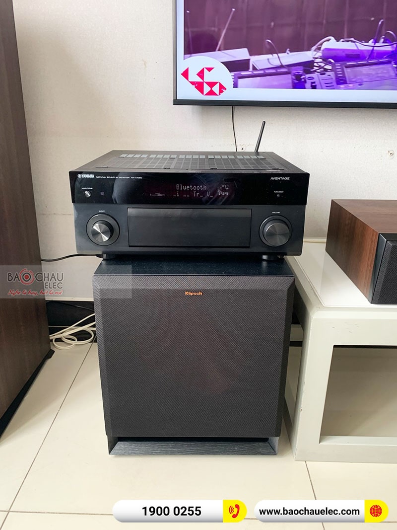 Lắp đặt dàn âm thanh 5.1 xem phim, nghe nhạc Klipsch cho anh Tân tại TP HCM