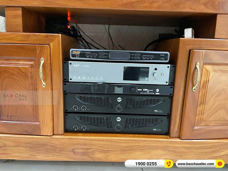 Lắp đặt dàn karaoke cao cấp cho anh Quân tại TP HCM