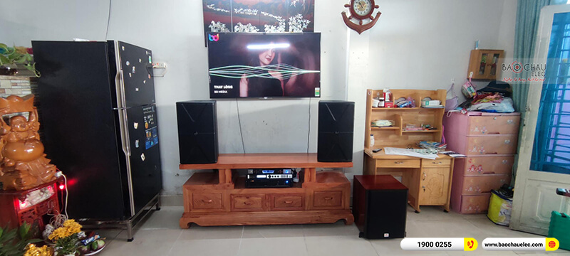 Dàn karaoke của gia đình anh Ưng