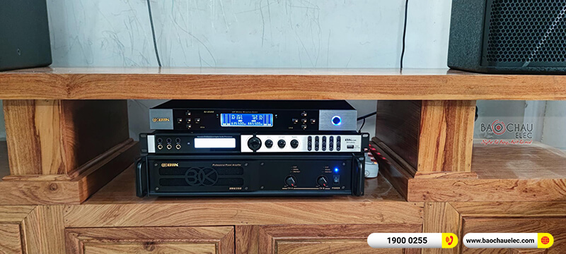 Dàn karaoke của gia đình anh Ưng