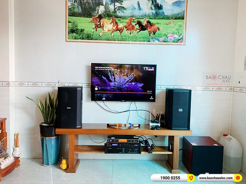 Dàn karaoke của gia đình chị Hạnh