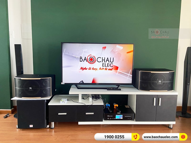 Lắp đặt dàn karaoke nhỏ gọn cho gia đình anh Tiến tại TPHCM