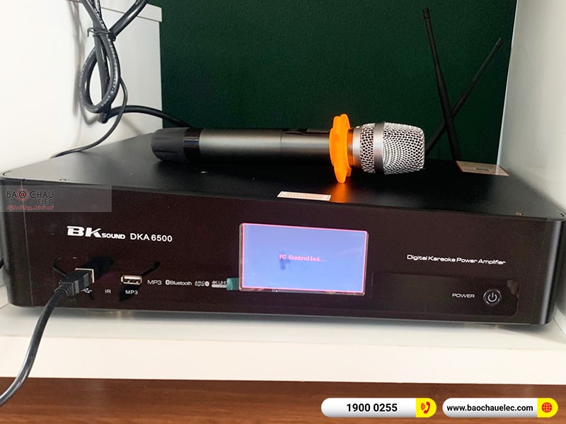 Lắp đặt dàn karaoke nhỏ gọn cho gia đình anh Tiến tại TPHCM