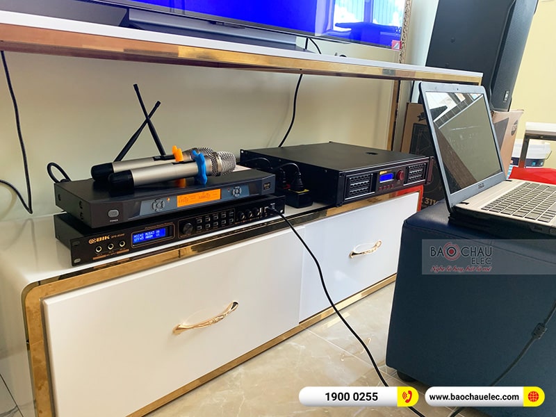 Lắp đặt dàn karaoke cao cấp cho gia đình chị Ngân tại TPHCM