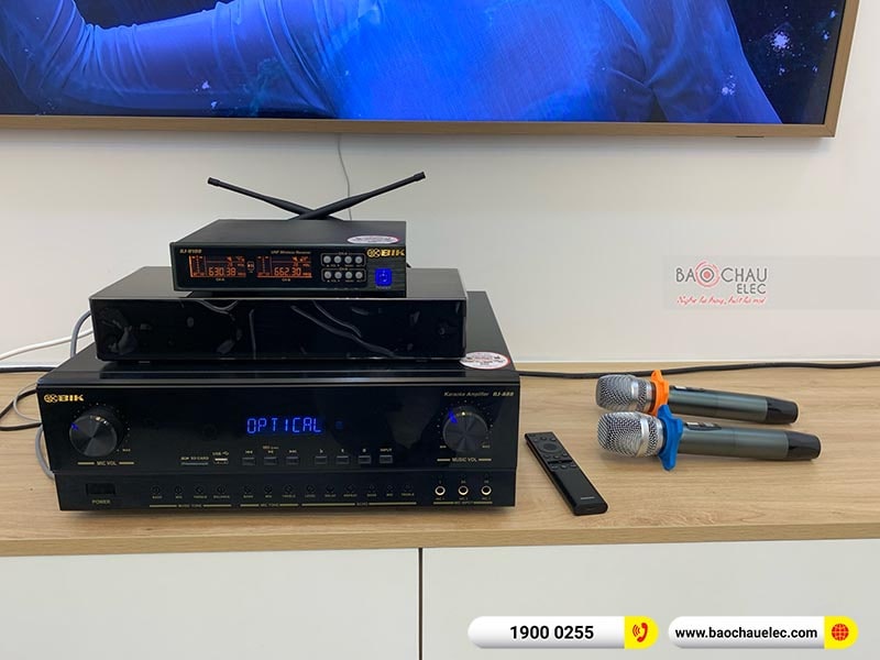 Lắp đặt dàn nghe nhạc – karaoke chị Thy tại TP HCM