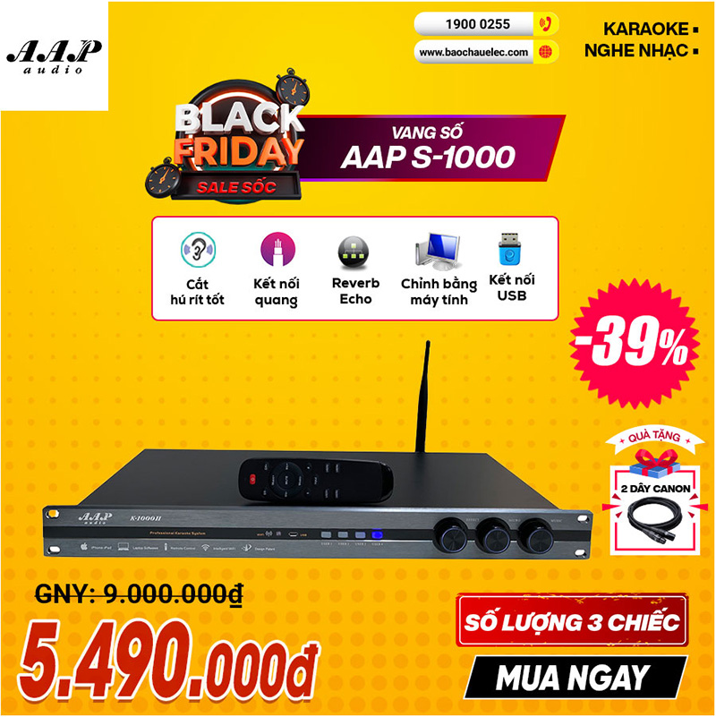 Bảo Châu Elec siêu sale Black Friday trong 07 ngày, giảm SÂU lên tới 76% toàn bộ sản phẩm