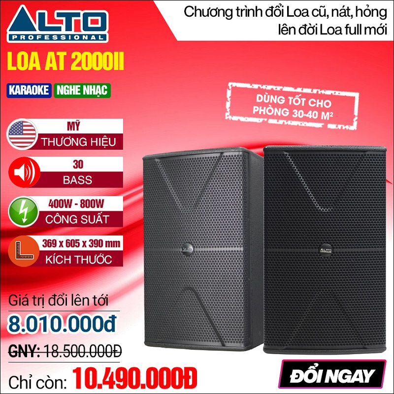 Loa karaoke Alto AT1000II