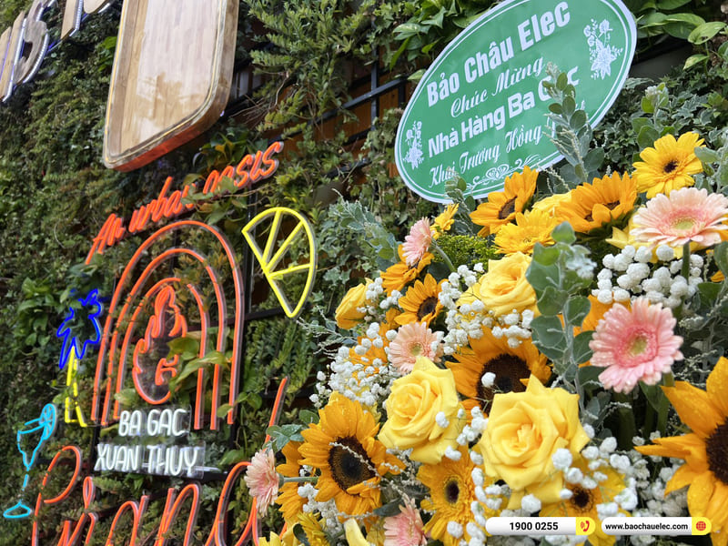 Lắp đặt dàn âm thanh hơn 378tr cho nhà hàng Ba Gác ở Xuân Thủy, TPHCM