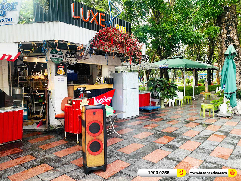 Lắp đặt loa bluetooth JBL Partybox 1000 đỉnh cao cho quán Luxe pub