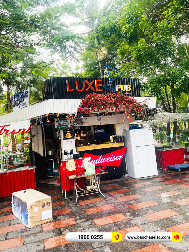 Lắp đặt loa bluetooth JBL Partybox 1000 đỉnh cao cho quán Luxe pub