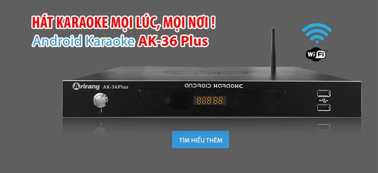 Äầu Karaoke Arirang AK-36 Plus không á» cứng