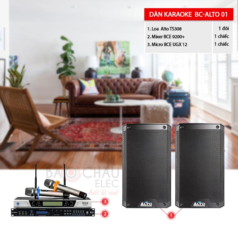 Dàn karaoke - DJ BC-Alto01 minh họa