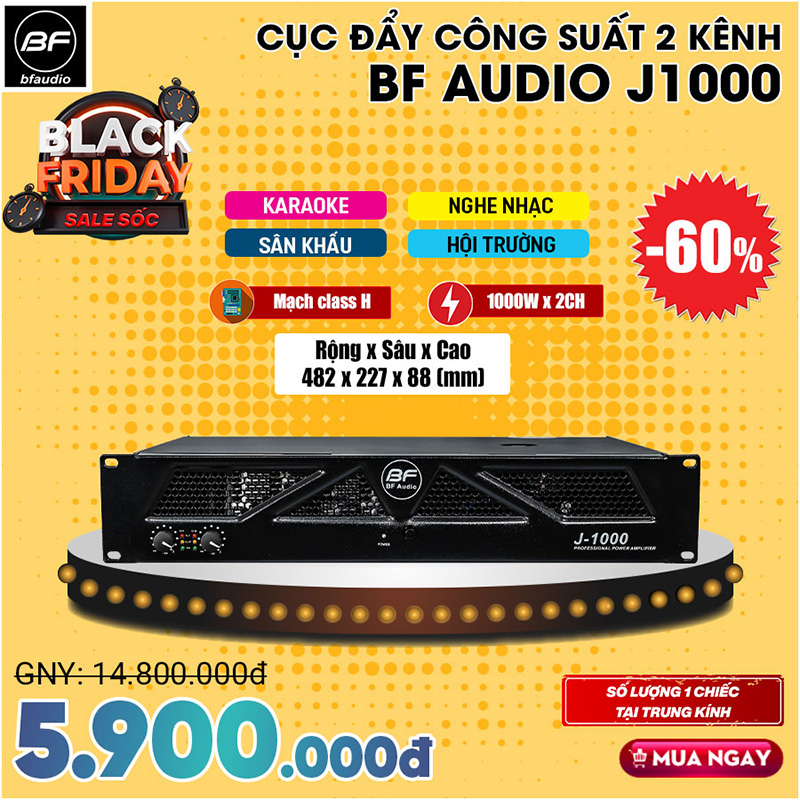 Bảo Châu Elec siêu sale Black Friday trong 07 ngày, giảm SÂU lên tới 76% toàn bộ sản phẩm
