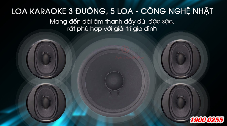 Loa karaoke BMB CSE-312(SE) Nhật Bản cấu tạo 3 đường, 5 loa
