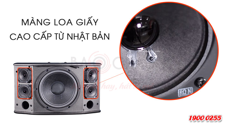 Màng loa treble, trung của BMB CSD-2000(SE) được làm tại Nhật Bản