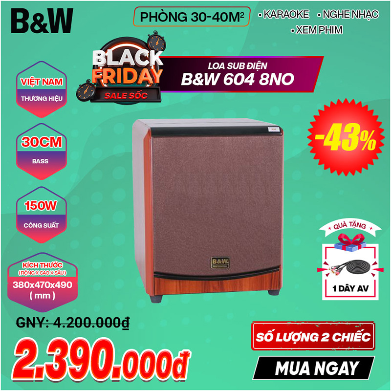 Bảo Châu Elec siêu sale Black Friday trong 07 ngày, giảm SÂU lên tới 76% toàn bộ sản phẩm