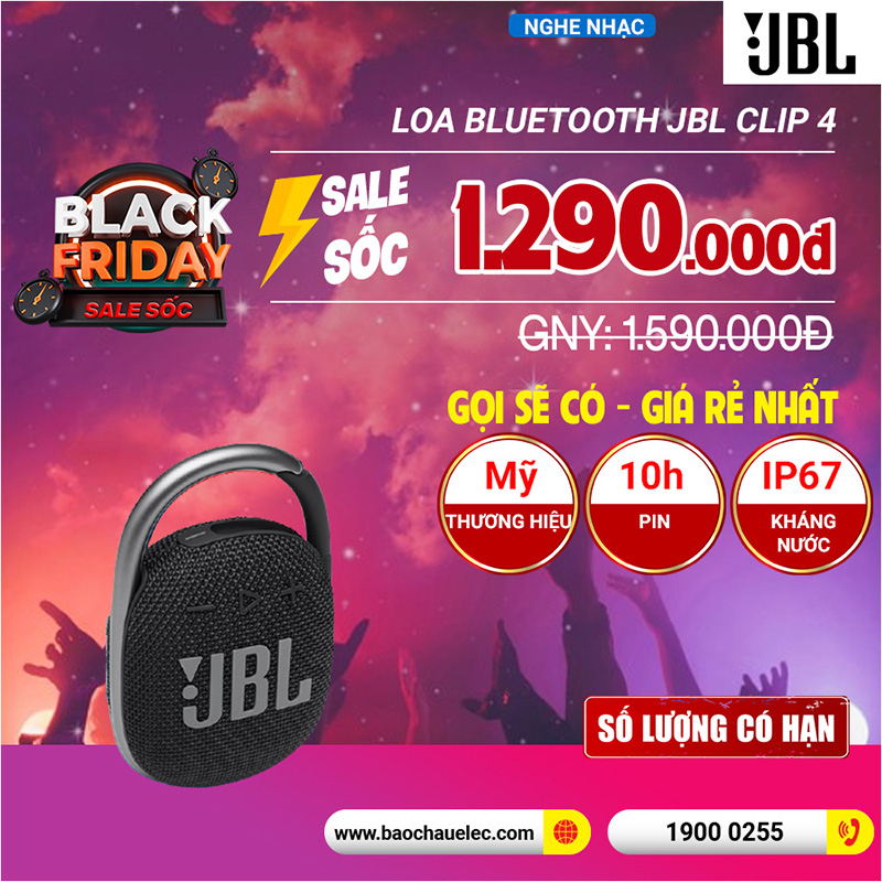 Bảo Châu Elec siêu sale Black Friday trong 07 ngày, giảm SÂU lên tới 76% toàn bộ sản phẩm