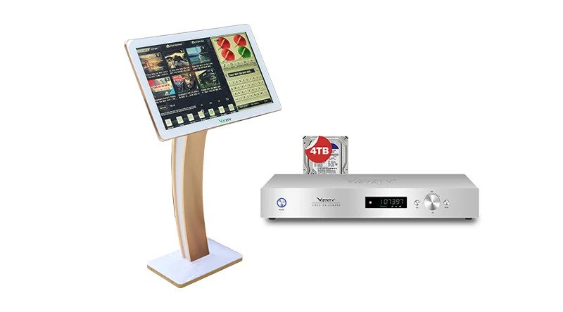 Combo đầu màn Việt KTV HDPlus 4TB + màn hình 22 inch