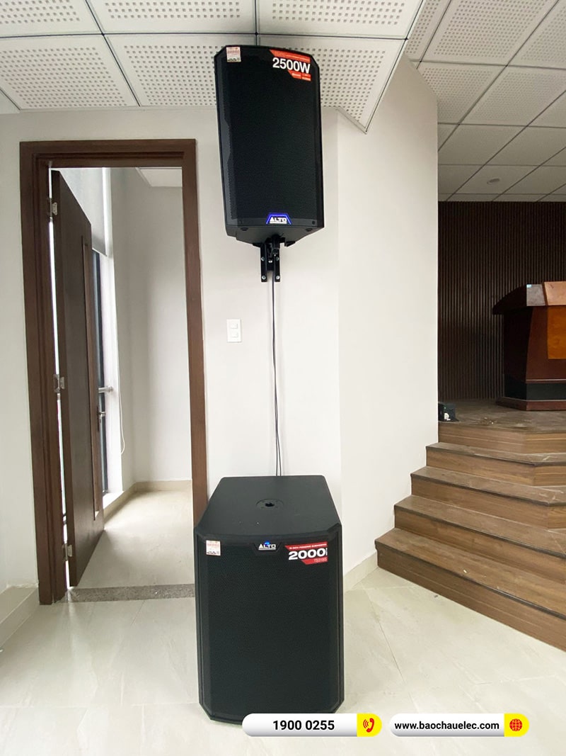 Lắp đặt dàn âm thanh 143tr cho Công ty CPXD 201 tại TPHCM