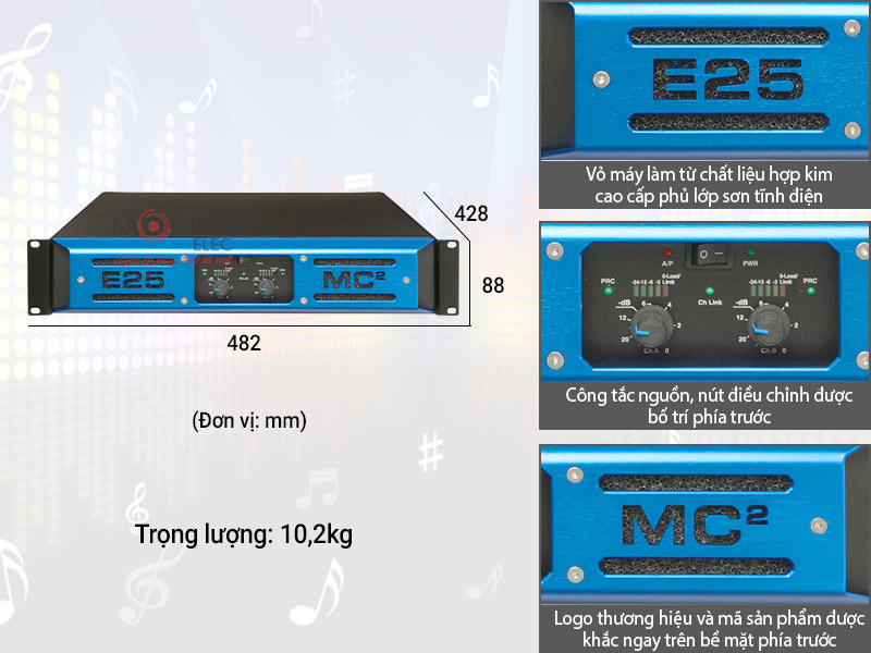 Cục đẩy công suất MC2 Audio E25