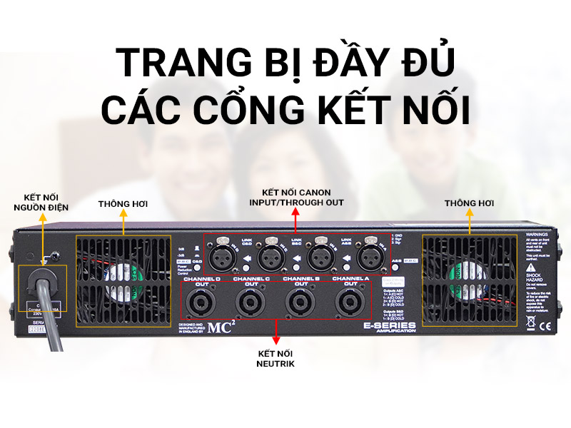 Cục đẩy công suất MC2 Audio E475 