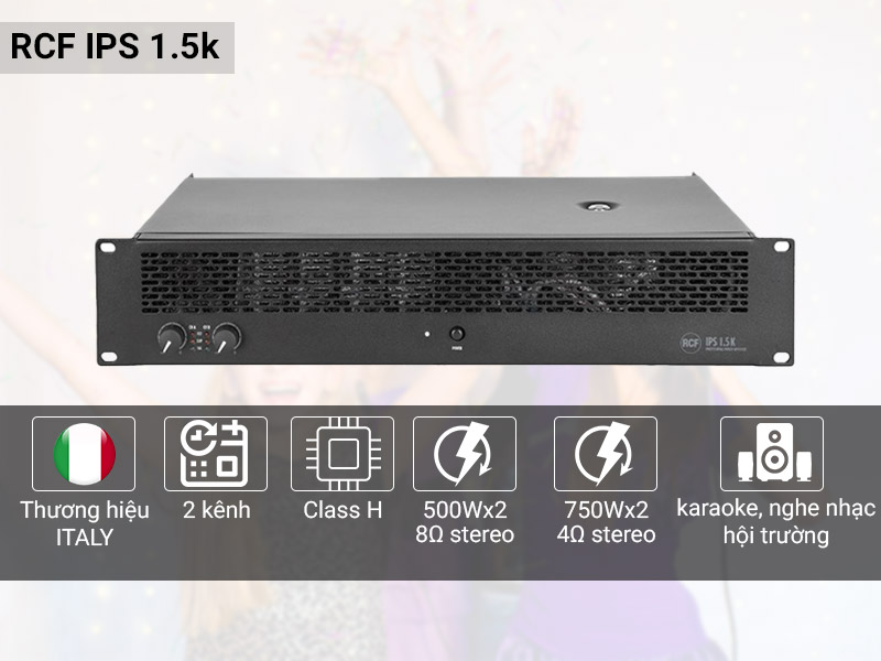 Cục đẩy công suất RCF IPS 1.5K