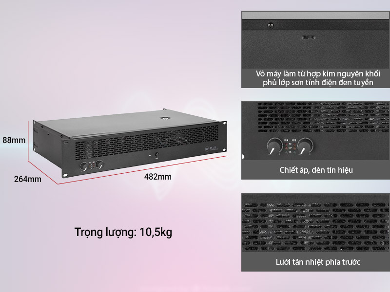 Cục đẩy công suất RCF IPS 1.5K