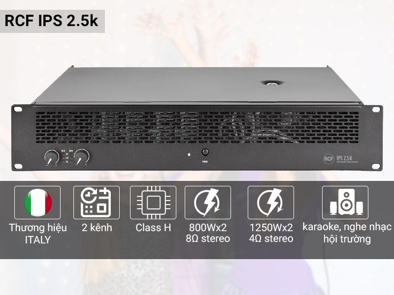 Cục đẩy công suất RCF IPS 2.5k