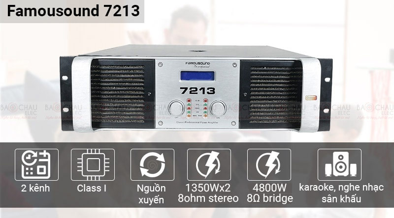 Cục đẩy công suất Famousound 7213