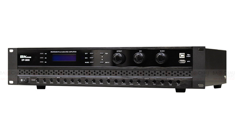 Cục đẩy liền vang BKsound DP3600 khả năng kết nối hiệu quả
