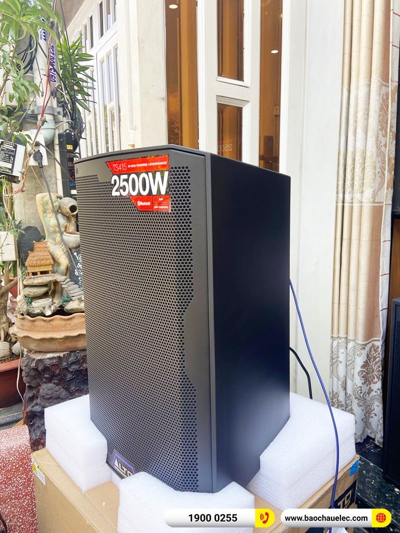 Lắp đặt dàn âm thanh trị giá gần 120 triệu cho anh Hiến tại Bình Dương