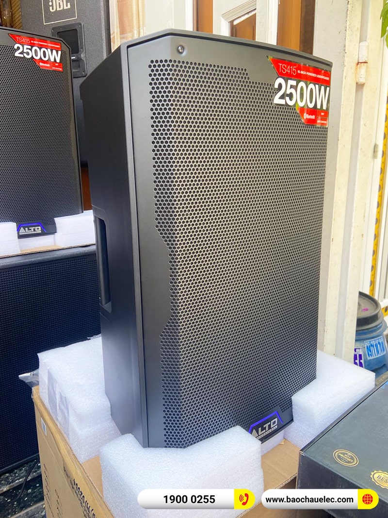 Lắp đặt dàn âm thanh trị giá gần 120 triệu cho anh Hiến tại Bình Dương