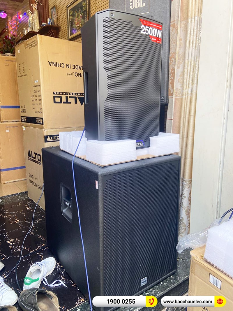 Lắp đặt dàn âm thanh trị giá gần 120 triệu cho anh Hiến tại Bình Dương