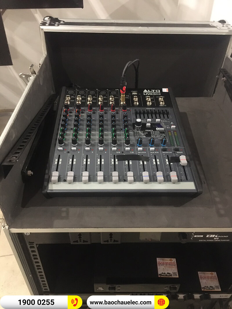 Lắp đặt dàn âm thanh quán cafe cho anh Huynh ở Bắc Giang