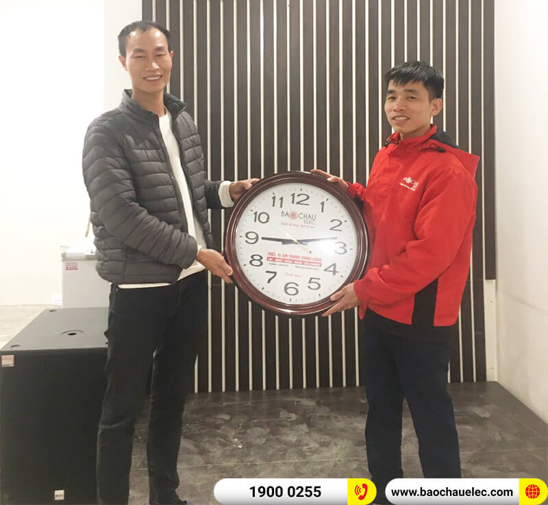 Lắp đặt dàn âm thanh quán cafe cho anh Huynh ở Bắc Giang