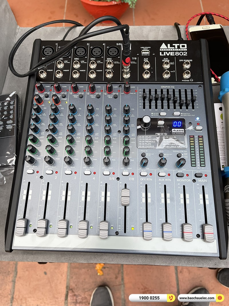 Lắp đặt d&agrave;n Line Array BKSound trị gi&aacute; hơn 200 triệu cho kh&aacute;ch h&agrave;ng tại Bắc Giang