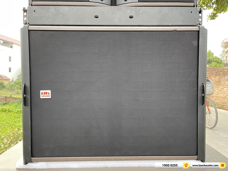 Lắp đặt d&agrave;n Line Array BKSound trị gi&aacute; hơn 200 triệu cho kh&aacute;ch h&agrave;ng tại Bắc Giang