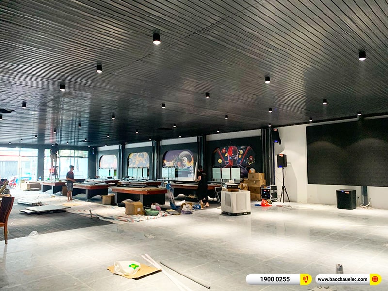 Lắp đặt dàn âm thanh 105tr cho CLB Billiards Legends tại TPHCM