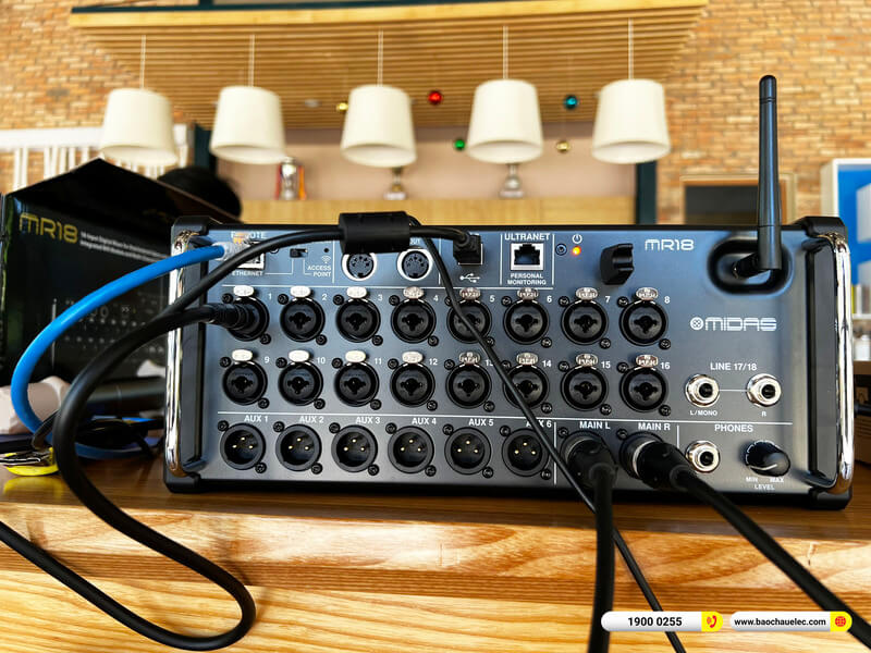 Lắp đặt dàn âm thanh RCF gần 90tr cho Tổng Công ty Khí Việt Nam ở Vũng Tàu