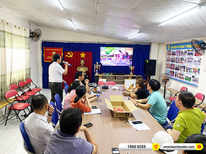 Lắp đặt dàn âm thanh hội trường trị giá gần 60 triệu cho Công ty Pungkook Saigon 2 tại Bình Dương