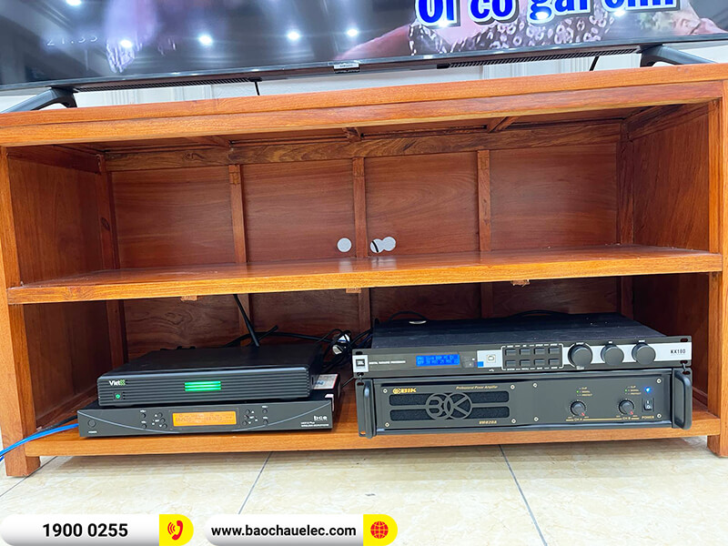 Lắp đặt hệ thống âm thanh cho công ty TNHH MTV Trắc địa Bản đồ