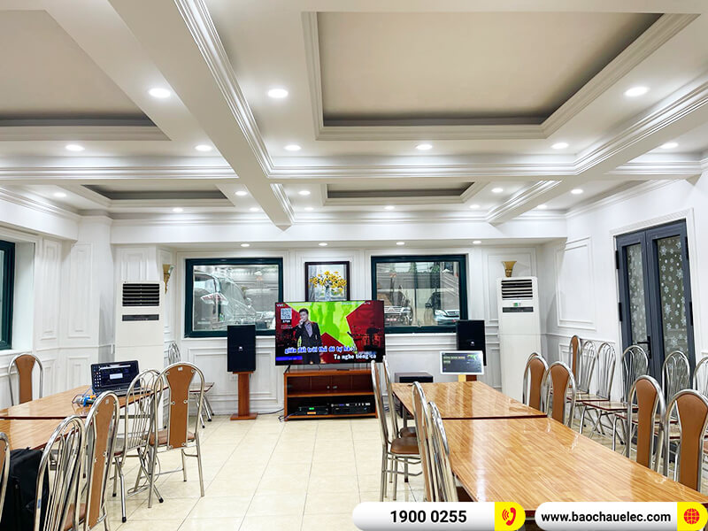 Lắp đặt hệ thống âm thanh cho công ty TNHH MTV Trắc địa Bản đồ