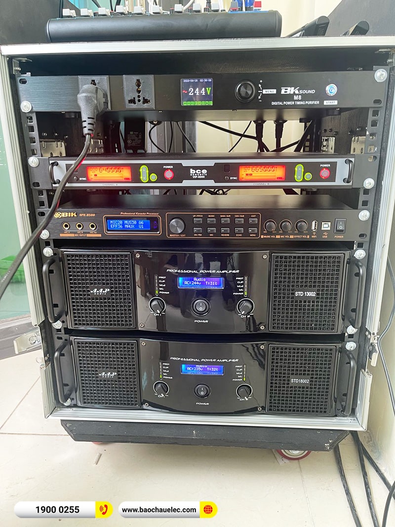 Lắp đặt dàn âm thanh hội trường Công ty CP Đầu tư xây dựng Việt Châu tại Hà Nội