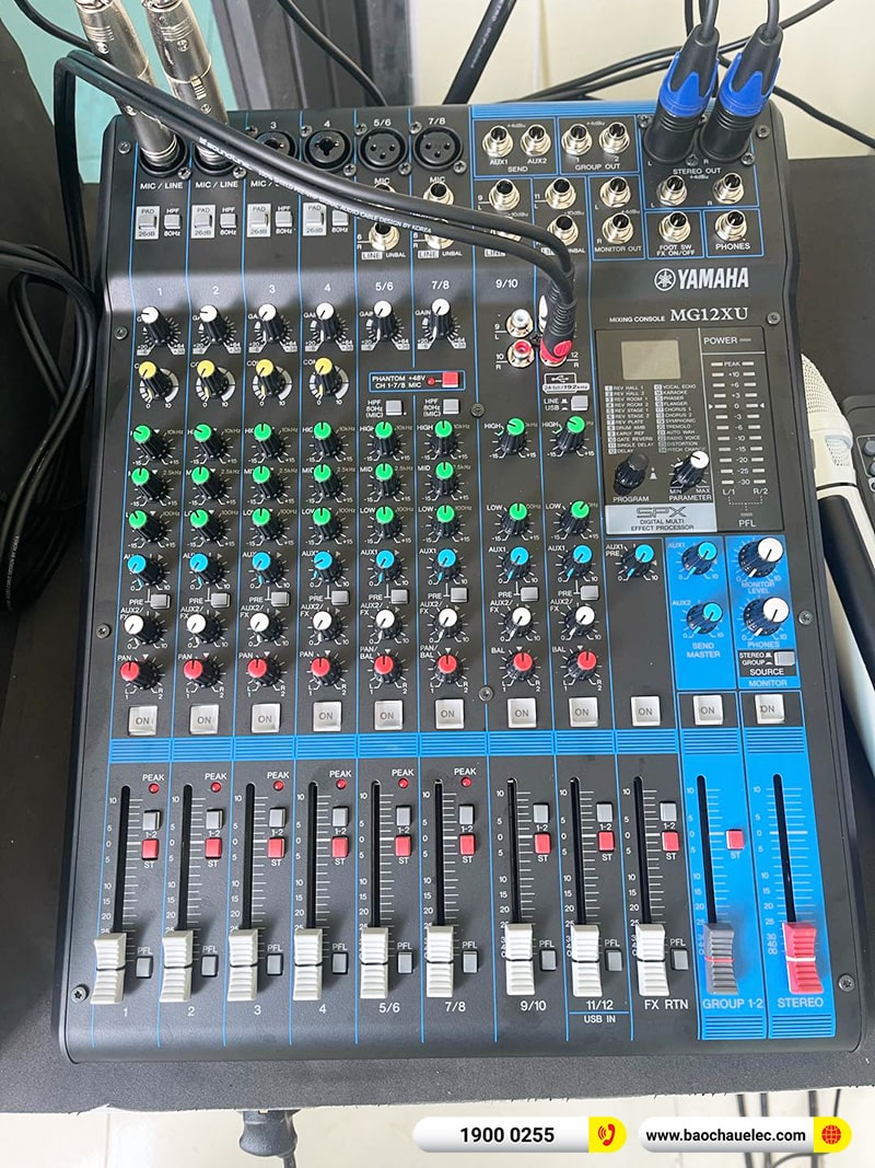 Lắp đặt dàn âm thanh hội trường Công ty CP Đầu tư xây dựng Việt Châu tại Hà Nội