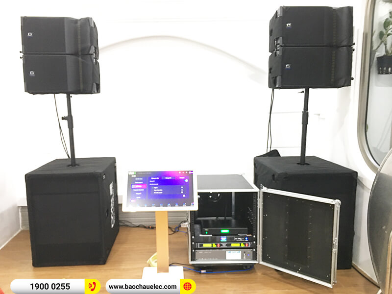 Lắp đặt dàn Line Array DMX cho anh Duy tại Đồng Nai
