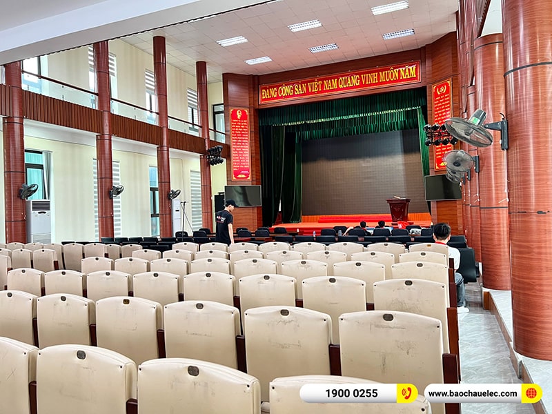 Lắp đặt dàn Line Array cho hội trường trị giá 250 triệu tại Trung tâm Văn hóa Huyện Nam Sách - Hải Dương
