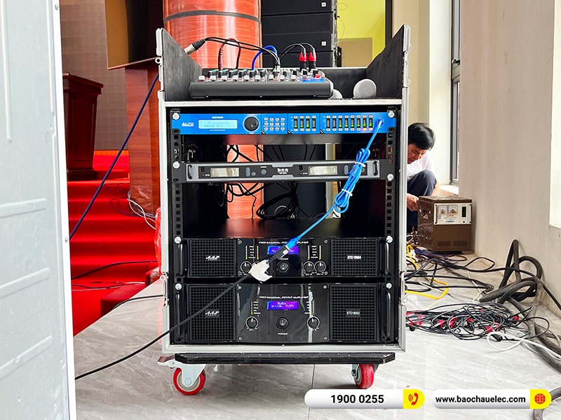 Lắp đặt dàn Line Array cho hội trường trị giá 250 triệu tại Trung tâm Văn hóa Huyện Nam Sách - Hải Dương
